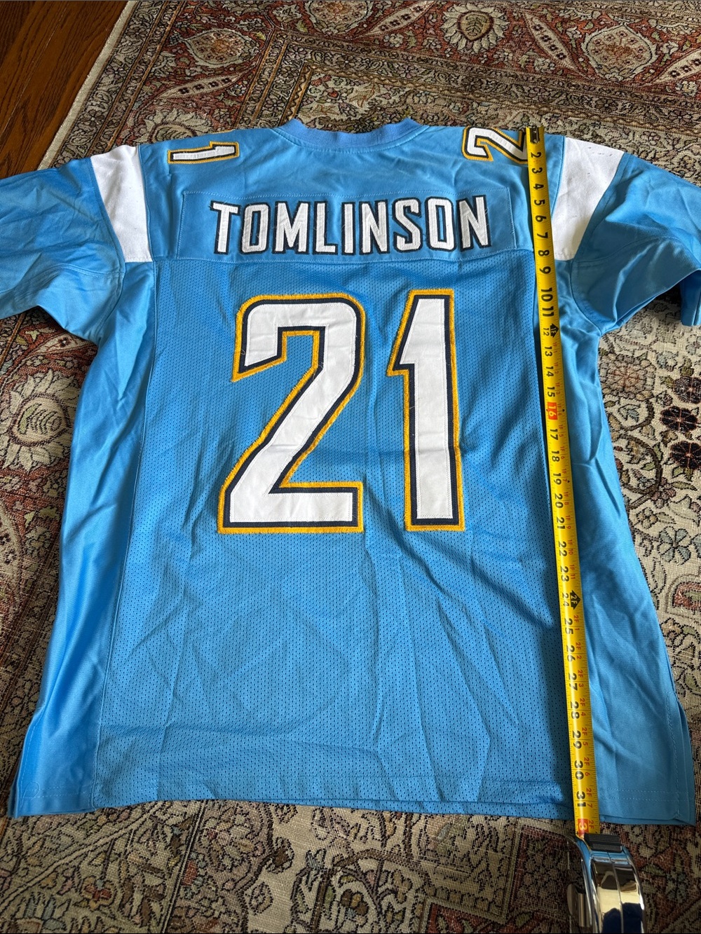 Tomlinson #21 Light Blue Football Jersey - Men ⚡️